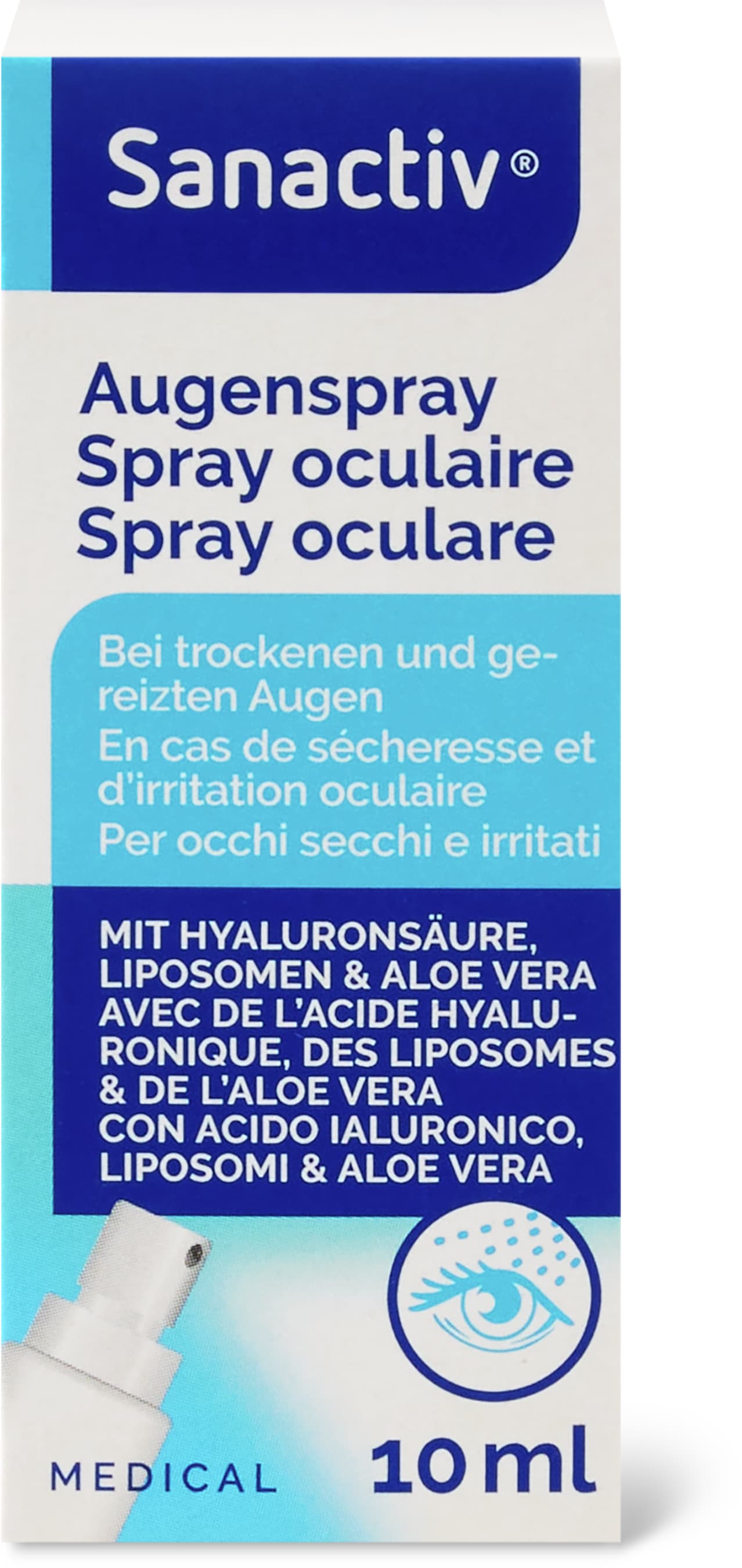 Spray oculaire